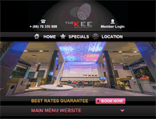 Tablet Screenshot of mobile.thekeeresort.com